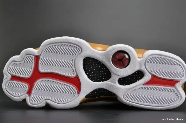 1st Kicks Shoes 13 AIR JORDAN RETRO 414571-135 white 
